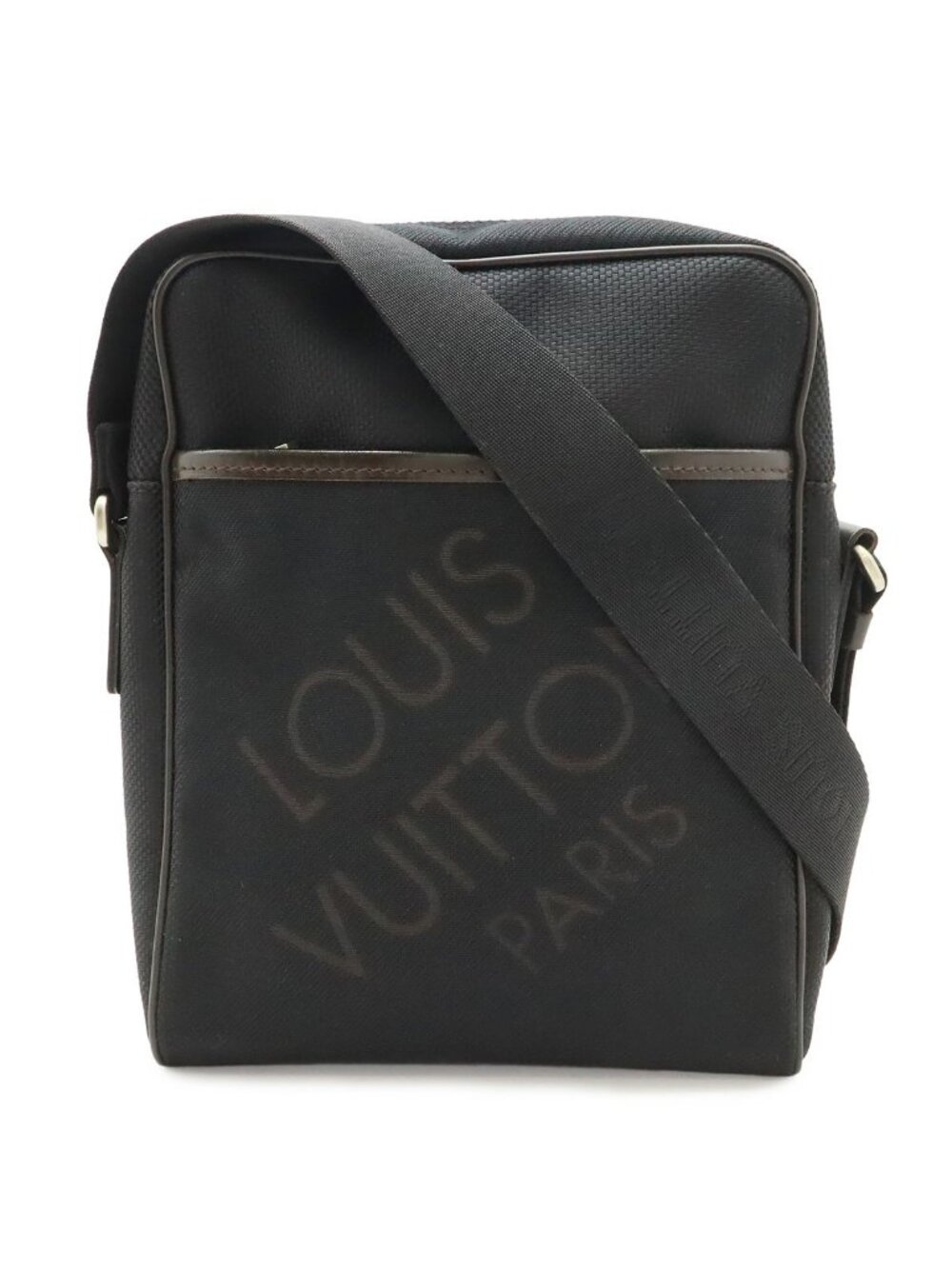 Louis Vuitton Damier Geant Citadin NM Shoulder Bag Crossbody Canvas Noir Black
